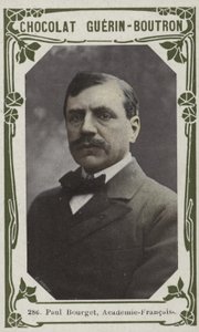 Paul Bourget, Academie-Francaise (färgad bild) av French School