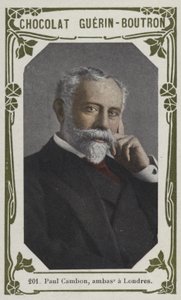 Paul Cambon, ambassadör i London (färgad bild) av French School