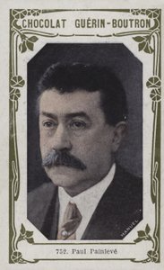 Paul Painleve (färgad bild) av French School