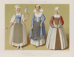 Bonden och kammarpigorna i Saumur av French School