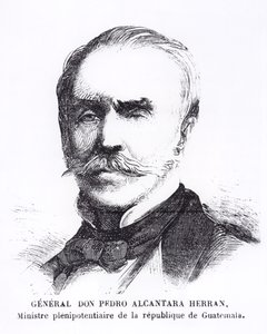 Pedro Alcantara Herrán (gravyr) av French School