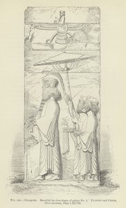 Persepolis, basrelief på dörrkarmen till palats nr 7 av French School