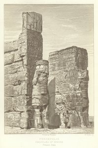 Persepolis, Propylaea of Xerxes, nuvarande tillstånd av French School