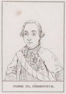 Peter III, Rysslands tsar (gravyr) av French School