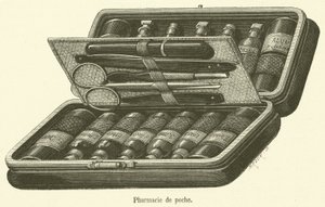 Fickapotek (gravyr) av French School