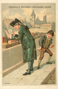 Ficktjuv (chromolitho) av French School