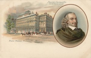 Pierre Corneille (färg litho) av French School