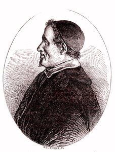 Pierre Gassendi, fransk matematiker, astronom, filosof, teolog. 1865 (gravyr) av French School