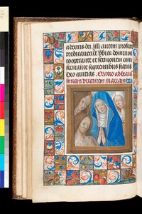 Pietà från Timboken, MS 92 f.18v, Västra Frankrike av French School