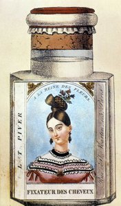 Piver hårfixeringsflaska, cirka 1830 av French School