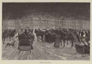 Vinterpalatstorget (gravyr) av French School