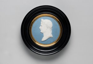 Plakett, c.1790 (hårt pastaporslin) av French School