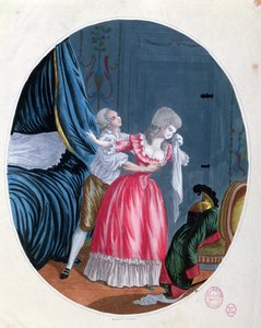 Pointless Regrets, sent 1700-tal (färggravyr) av French School