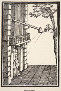 Polemoscope, kopia av Boris Mestchersky (d.1957) illustration från Histoire de la Nation Francaise, Sciences, Volumes I & II, av Gabriel Hanotaux (1853-1944), 1924 av French School