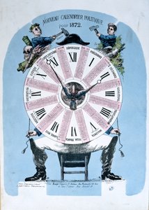 Politisk kalender för 1872 av French School