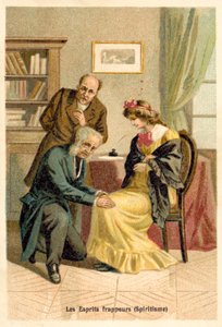 Poltergeists (spiritism) (chromolitho) av French School