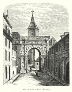 Black Gate, i Besançon (gravyr) av French School