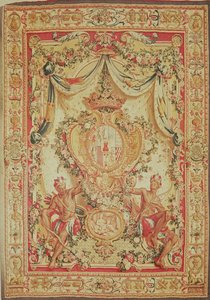 Portiere med vapenskölden av Louis-Antoine de Pardaillan de Gondrin, hertig av Antin, Gobelins fabrik, 1708-36 av French School