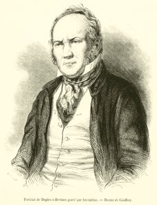 Porträtt av Duplesi-Bertaux grav (gravyr) av French School