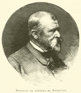 Portrait du general de Nansouty (gravyr) av French School