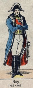 Portrait en pied av Michel Ney (1769-1815) marechal d