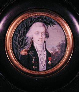 Miniatyrporträtt av Jean-Baptiste d