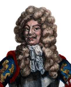 Porträtt av Abraham Duquesne (1610-1688), fransk markis och sjöofficer. av French School