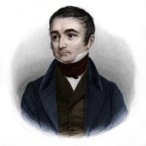 Porträtt av Adolphe Thiers (1797-1877), fransk politiker och historiker. i "" Book of Speakers" av Louis de Cormenin Timon. 1842. Privat samling. av French School