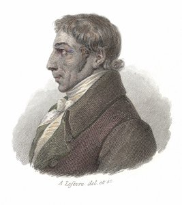 Porträtt av Albrecht Daniel Thaer (1752-1828), tysk läkare och agronom. I "" Porträtt av användbara män"" av French School
