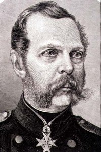 Porträtt av Alexander II (1818-81) Rysslands kejsare från 1855 (gravyr) av French School
