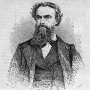 Porträtt av Alexandre Cabanel (1823-1899), fransk målare. Gravyr i "" Den illustrerade världen"" nr 338 av 3 oktober av French School