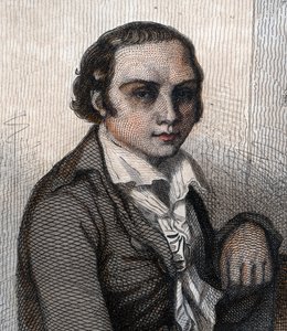 Porträtt av Andre Marie Chenier (1762-1794), fransk poet. av French School
