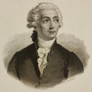 Porträtt av Antoine-Laurent Lavoisier (Paris av French School