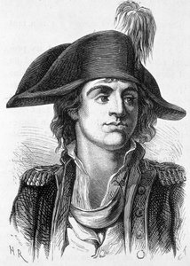 Porträtt av Antoine Joseph Santerre (1752-1809), fransk politiker - i "" L
