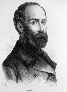 Porträtt av Armand Barbes, fransk revolutionär (1809-1870). av French School