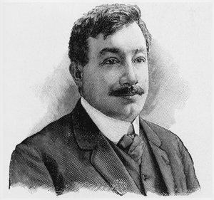Porträtt av Benjamin Rabier, tidigt 1900-tal av French School