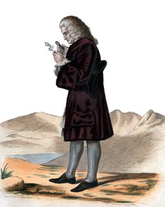 Porträtt av Bernard de Jussieu (1699-1777), fransk naturforskare. av French School
