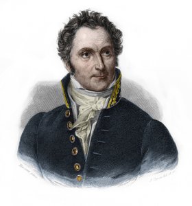Porträtt av Casimir Perier (1777-1832), fransk statsman. i "" LIBRE DES PERÉNERS"" av Louis de Cormenin Timon. 1842. Privat samling. av French School
