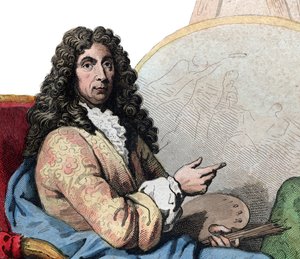 Porträtt av Charles Lebrun (Le Brun) (1619-1690), fransk målare och konstteoretiker. av French School