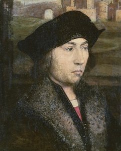 Porträtt av Karl VIII (1470-98)