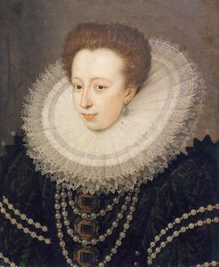 Porträtt av Christine av Lorraine (panel)