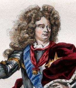 Porträtt av Claude Louis Hector de Villars (1653-1734), marskalk av Frankrike. av French School
