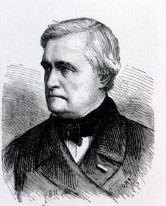 Porträtt av Claude Pouillet, fransk fysiker (1790 - 1868) - i "" Album de la Science; berömda vetenskapsmän; Stora upptäckter””” 1896. av French School