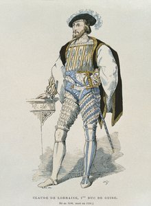 Porträtt av Claude de Lorraine (1496-1550) hertig av Guise av French School