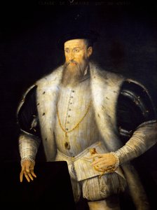 Porträtt av Claudius I av Lorraine (Conde-sur-Moselles slott av French School