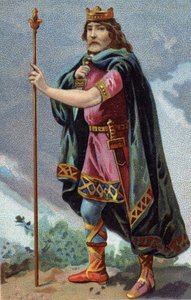 Porträtt av Clotaire (Clothaire) I, Frankernas kung av 511a 561). av French School