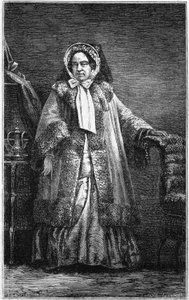 Porträtt av grevinnan Dash (Anne Gabrielle de Cisternes de Cutiras, Viscount of Poilloue de Saint Mars av French School