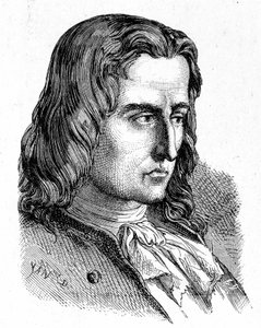 Porträtt av Denis Papin (1647 - 1714) - i "" Vetenskapens album; berömda forskare; Stora upptäckter””” 1896. av French School