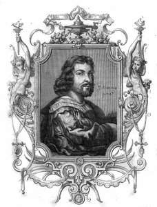 Porträtt av kejsar Otto I av Germanien, känd som den store (Otton, 912-973). Gravyr i "Historia om påvar-kungar-drottningar och kejsare genom århundradena" av Maurice Lachatre av French School