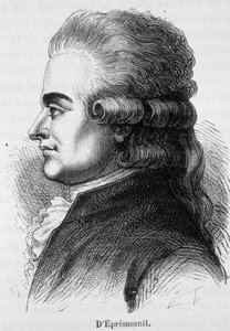 Porträtt av Eprémesnil, fransk magistrat och politiker (1746 - 1794) - i ""L